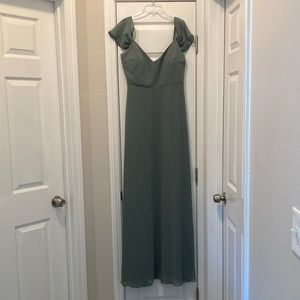 Birdy Grey formal dress greenish color size large